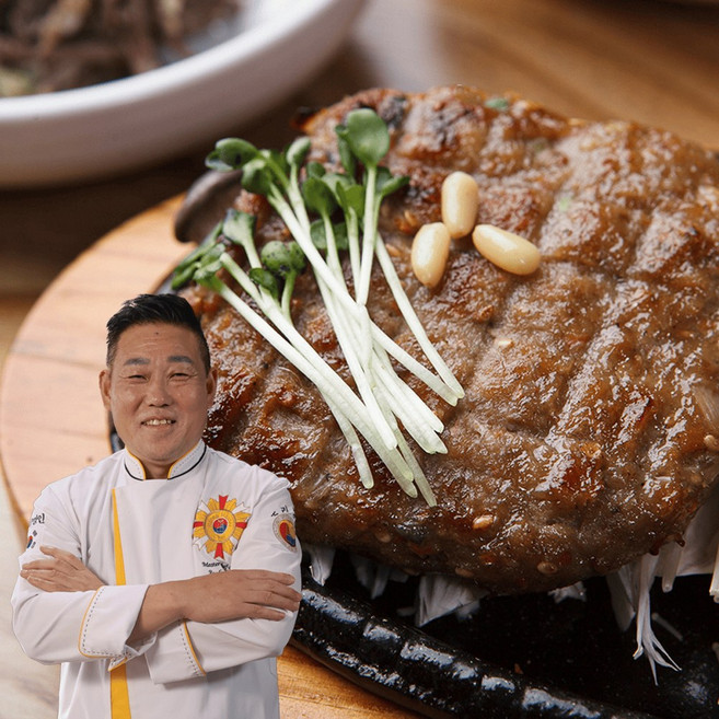 박동연명인의 프리미엄 한돈 스테이크 3팩 양념 고기, 600g