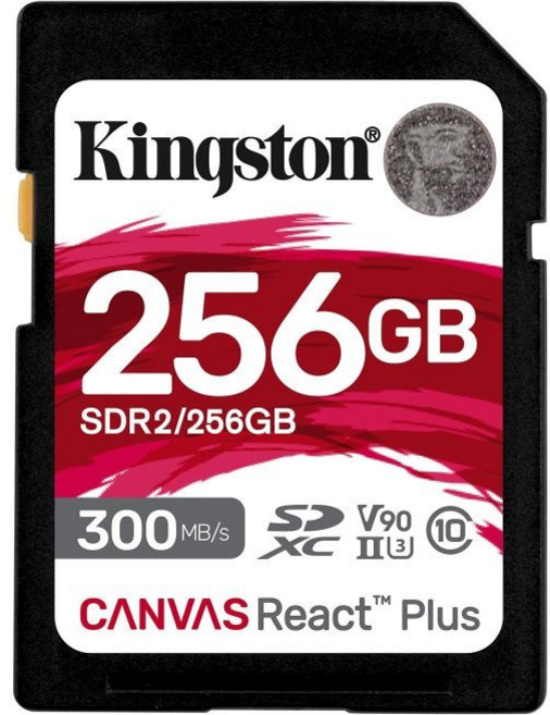 金士頓 SDXC 記憶卡 UHS-II V90 讀取300MB/s 寫入260MB/s 台灣製造, 1個, 256G