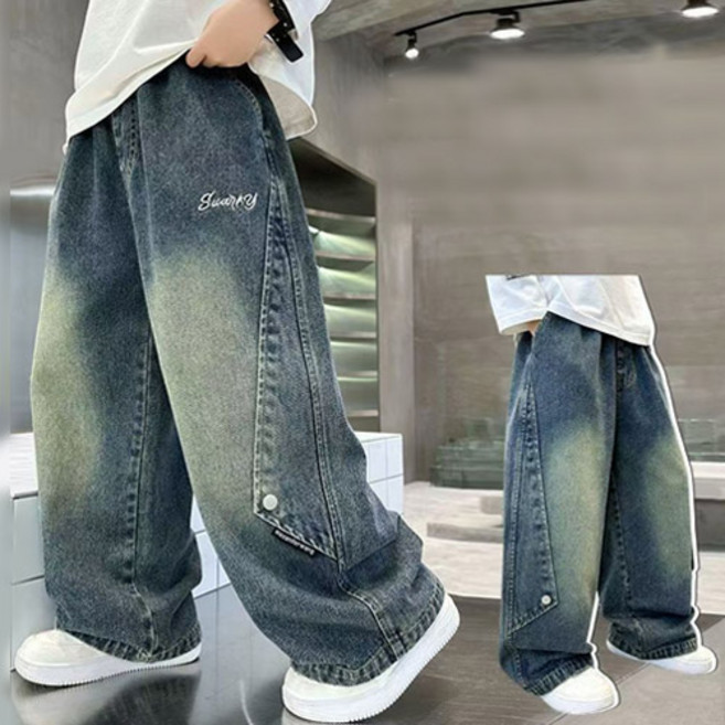 헬로가든 트라이앵글 청바지