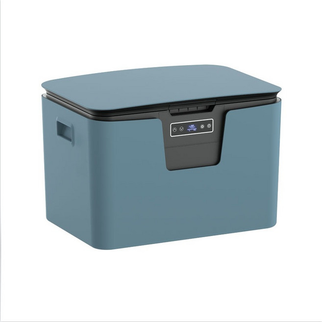 Apnoo 2025년 신형 냉장고 냉온장고 차량용냉장고 휴대용냉장고 대용량 캠핑용 차량용 이동식 냉동고 한국 여름 필수, 푸른, 18L