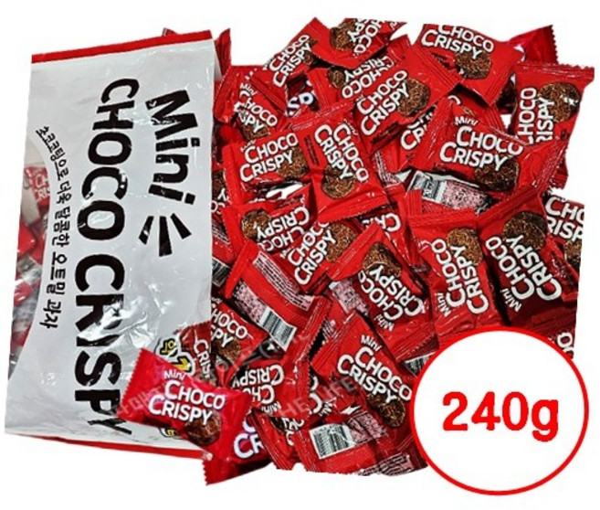 코스트코 미니 초코 크리스피 소분포장 + 라이프사은품, 240g, 1개