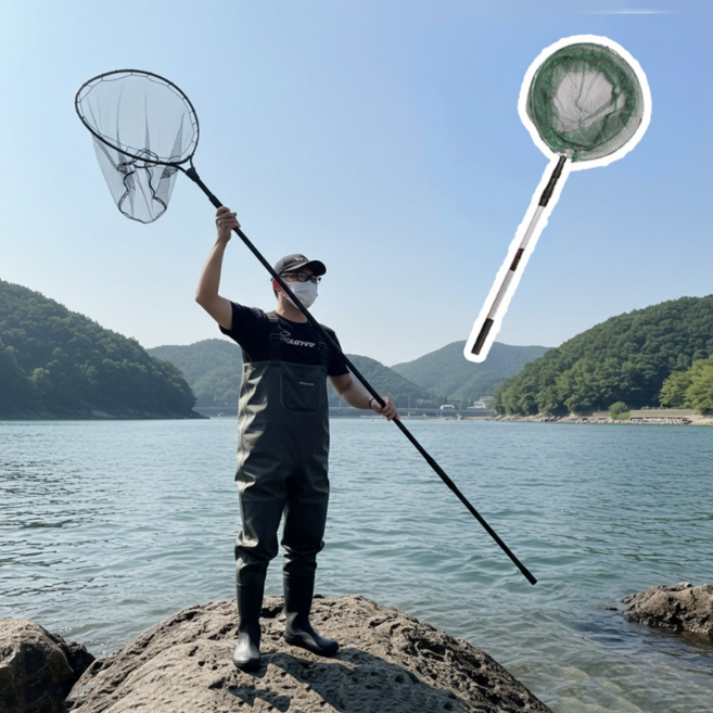 아트리빙스 뜰채 물고기 해루질 낚시 바다