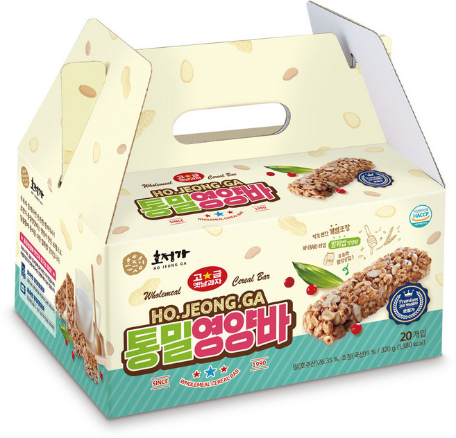 호정가 통밀영양바, 20개입, 1개