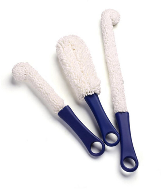 와인잔 디켄터 세척 브러쉬 솔 3종세트 닦기 청결 다용도 오염제거 청소 세척솔 씻기, 1개