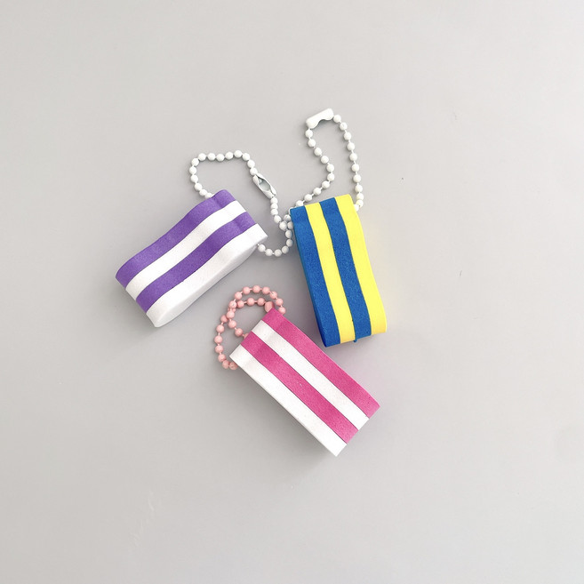 수영 킥판 돌고래 키링 풀부이 굿즈 단체선물 여름 열쇠고리, 풀부이3세트, 1개