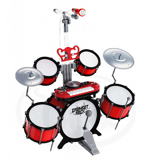 씽크토이 재즈드럼 악기 완구 마이크 키보드, 랜덤발송, 1개