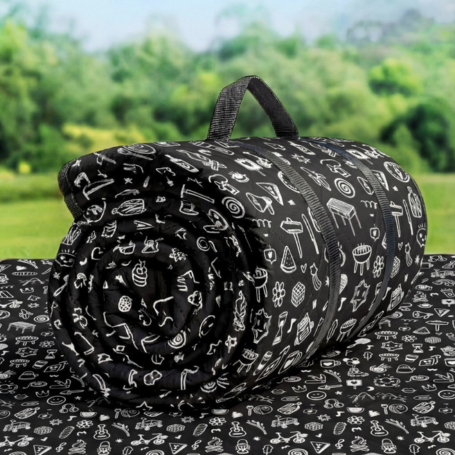 마술사 휴대용 두터운 피크닉매트 대형 캠핑매트 방수 방습, 스타일 E