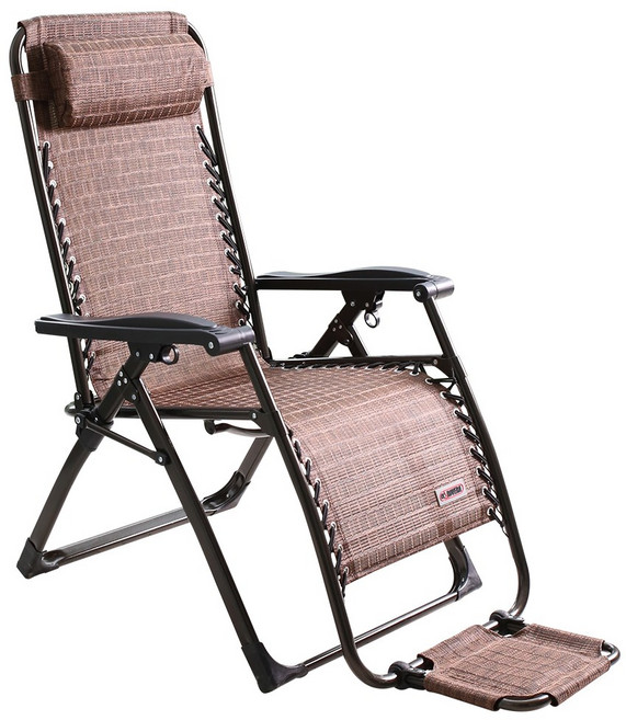 [로베라] 1인용 무중력 의자 R-300F 각도조절 침대 안락의자 암체어, 발받침장착