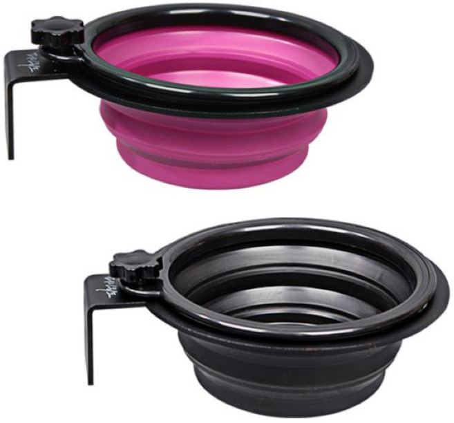 피싱위드 접이식 떡밥 다용도 물컵 좌대용 양어장용 노지낚시용 정품 파란낚시, 1개, 블랙