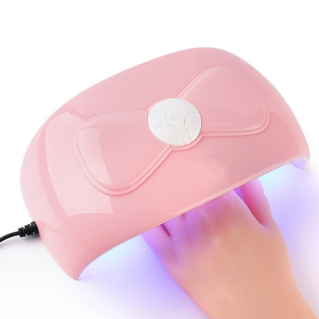 핑크리본젤램프 54w 자동센서 레진 LED UV 램프 eun+567TL