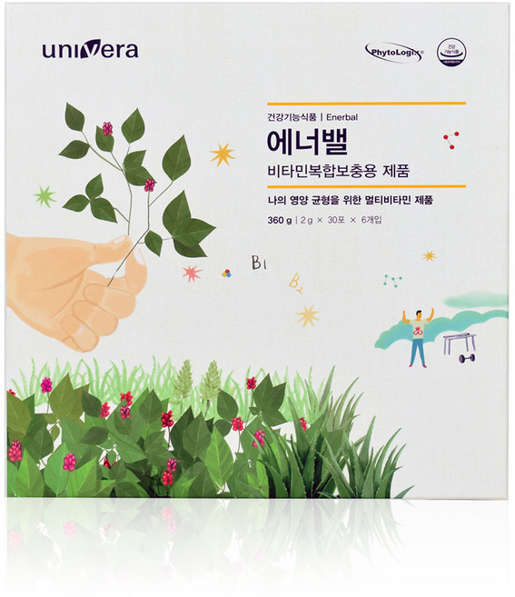 유니베라 에너밸 360g (2g x 30포 x 6개입), 1세트