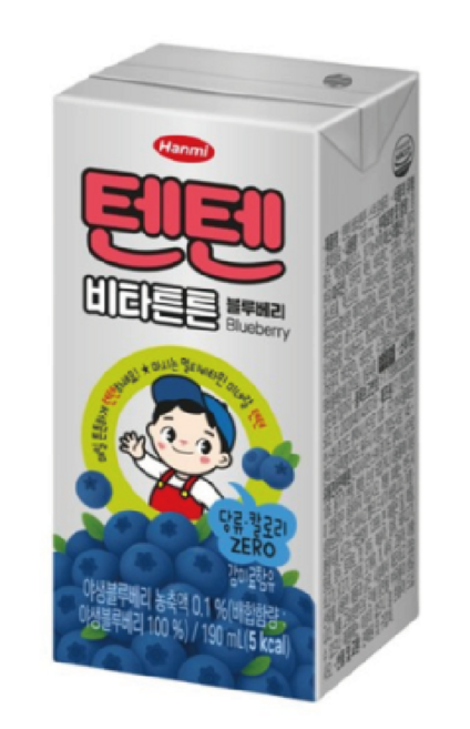 텐텐 비타튼튼 블루베리 주스, 24개, 190ml