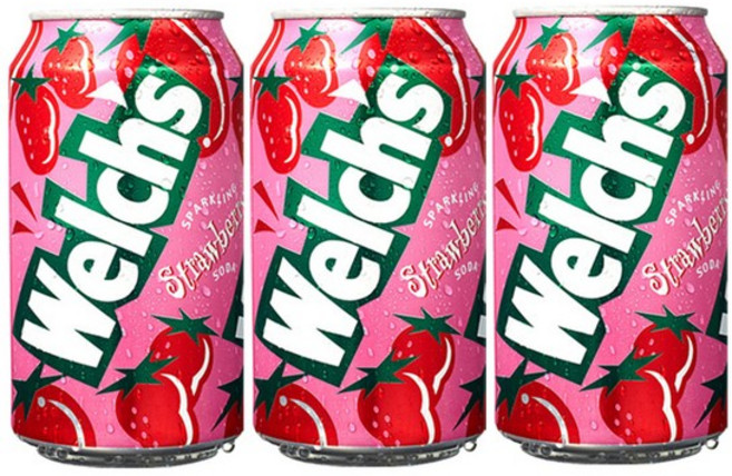 웰치 소다 딸기 뚱캔 355ml x 48개입, 없음, 없음