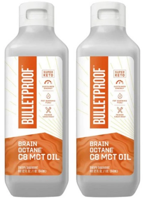 Bulletproof 불렛프루프 브레인 옥테인 C8 MCT 오일, 946ml, 2개 - 쿠팡