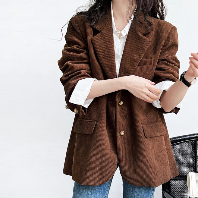 대박난박양 코듀로이 블레이저자켓(세일)