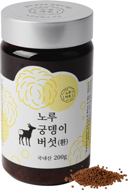 국산 노루궁뎅이버섯 환 200g, 1개 - 쿠팡