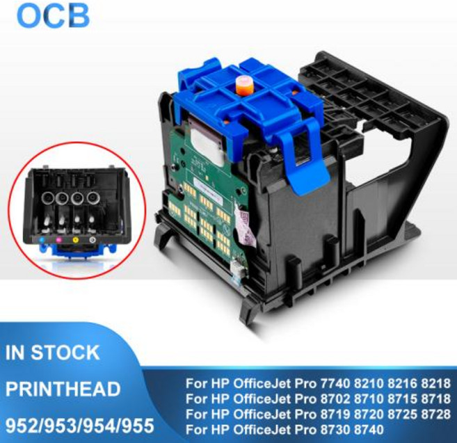 J3M72-60008 HP 952 953 954 955 프린트 헤드 M0H91A HP Officejet Pro 7740 8210 8702 8710 8715 8720 8725 87, 한개옵션0