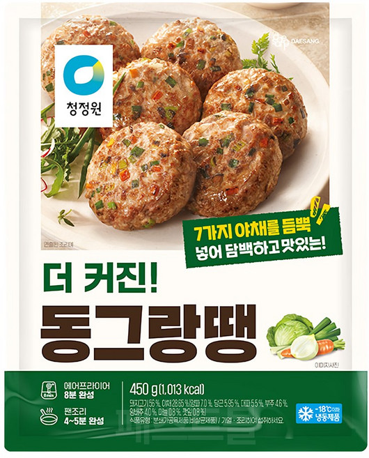 청정원 더커진 동그랑땡, 1개, 450g