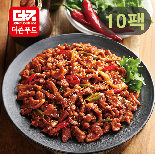 더존푸드 양념 오돌뼈, 10개, 330g