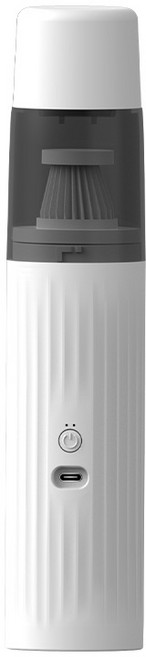 車載無線吸塵器多功能吹吸家用小型抽氣車用手持大功率超強吹塵器, 彩盒裝, 白色