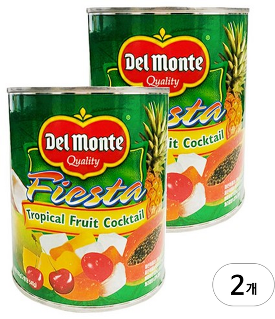 델몬트 피에스타 트로피칼 후르츠 칵테일, 850g, 2개