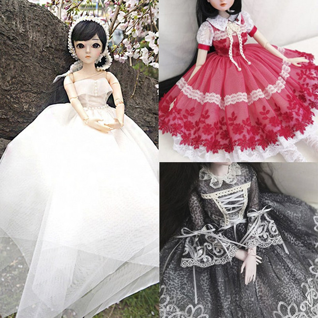 로얄다이아 60cm 구체관절인형 의상 인형 옷 드레스 원피스, 1개