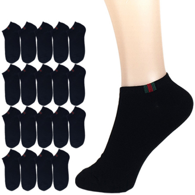 올리싹 10+10 대용량 여성용 국산 삼선 스니커즈 발목 양말