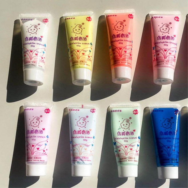 탑로더 꾸미기 생크림 본드 2개 데코생크림본드, 01.화이트