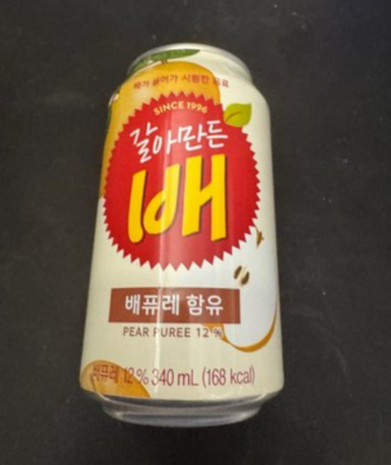 해태음료 갈아만든 배, 238ml, 1개