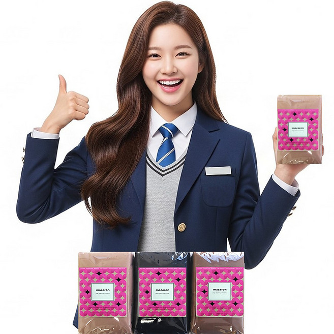 마카롱 학생 중학생 살색 팬티 스타킹 20D 10매 묶음