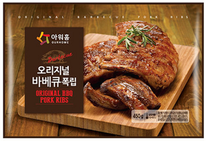 오리지널 바베큐폭립 450g x 4개
