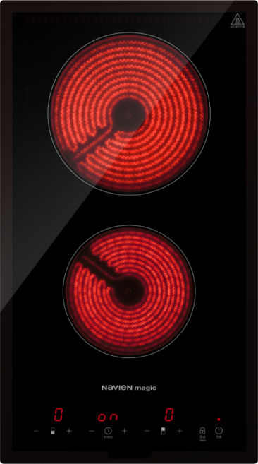 경동나비엔 나비엔매직 빌트인 2구 하이라이트 전기렌지 CER150-02B2N 전기쿡탑, 경동나비엔 CER150-02B2N