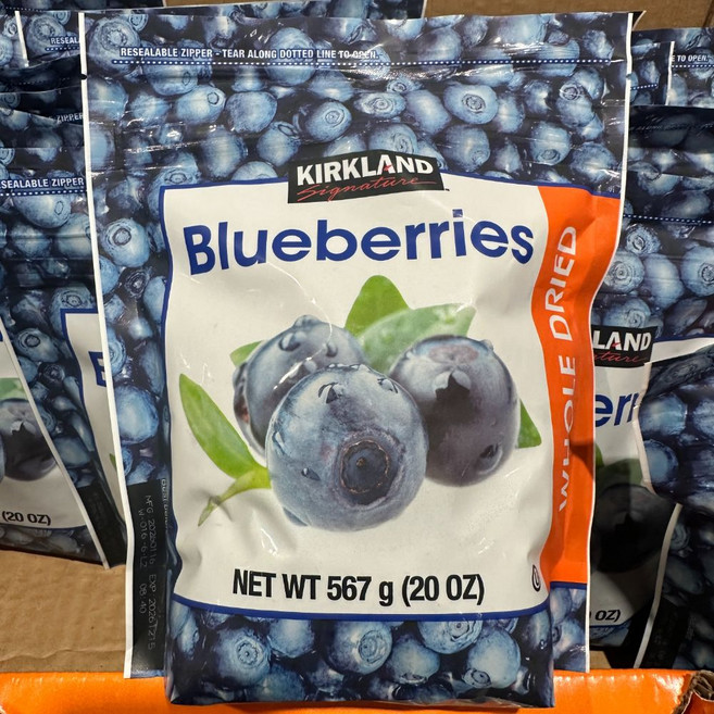 커클랜드 시그니춰 건블루베리 대용량 건조과일 건조블루베리, 567g, 2개