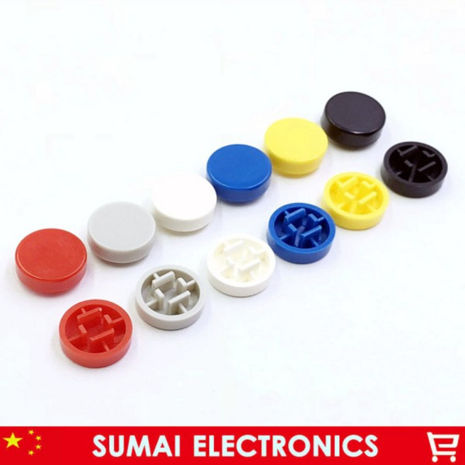 200PCS 버튼 스위치 캡 12x12x7.3mm 용, 01 other, 06 green