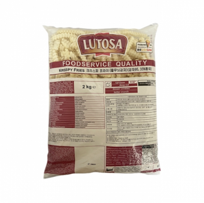 루토사 감자튀김 줄무늬감자 2kg, 3개