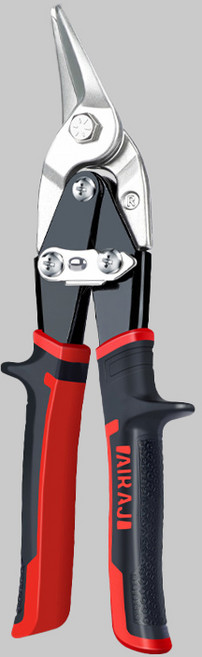 AIRAJ 10/12인치 CR-V 중형 강철 금속 썰 가위 직선/곡선 절단 가능 산업용/금속가공/DIY용, 2416