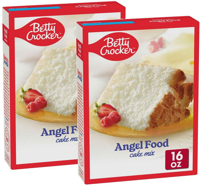 베티크로커 엔젤 푸드 케이크 믹스 Betty Crocker Angel Food Cake Mix, 453g, 2개