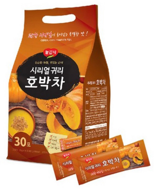 은진유통) 광야식품 시리얼 귀리 호박차 20g x 30T, 30개입, 1개