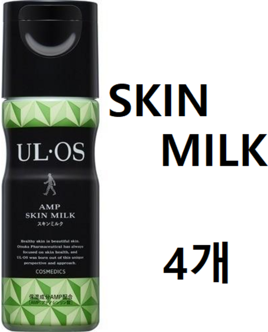 우르오스 남성용 올인원 스킨로션 x 밀크 세트, 4개, 120ml
