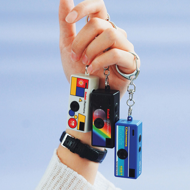 공식수입사 코닥 차메라 키링 디지털 카메라 챠메라 랜덤 발송, 1개, MDC-CMR01