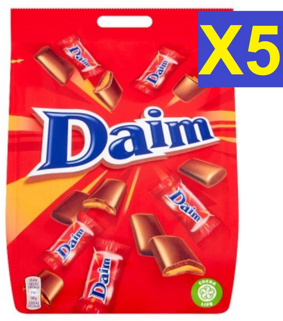 [영국발송] 이케아 스낵 다임 미니 초콜릿 200g Daim Mini Chocolate Bag, 5개