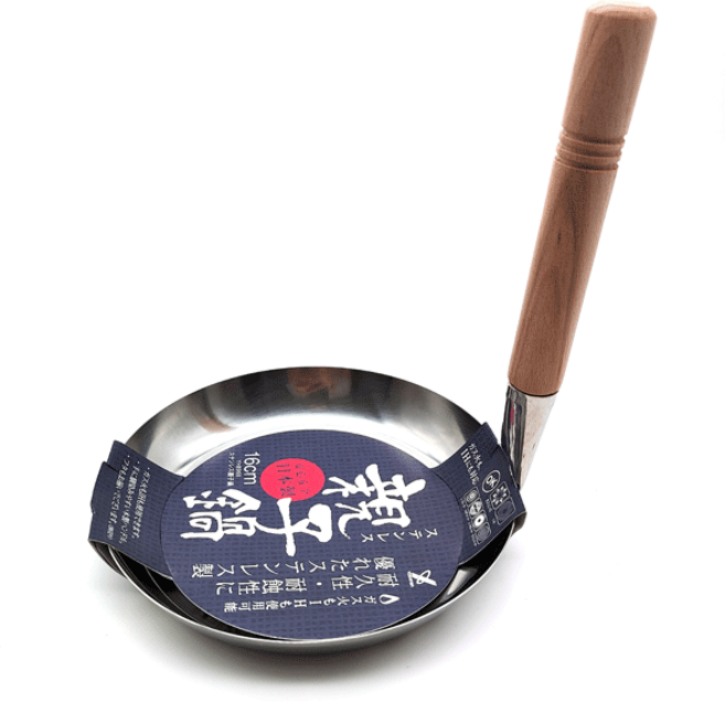 일본 요시카와 오므라이스팬 돈부리 냄비 텐동 규동 가츠동 오믈렛 오야꼬동팬, 1개, 16cm