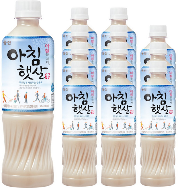 웅진 아침햇살, 500ml, 12개