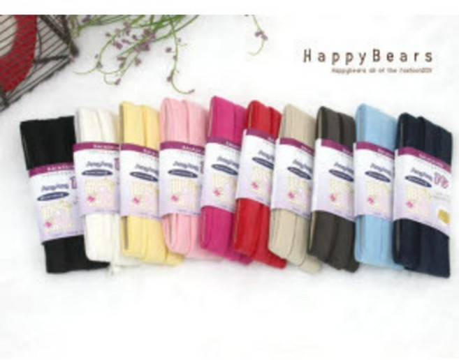 골덴 AngAng 폭 15mm코듀로이바이어스테이프 3마 270cm 11가지 색상 고급바이, 베이지, 1개