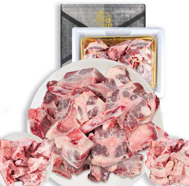 한우 사골 잡뼈 꼬리 반골 우족 총4kg 세트 뼈전문 곰국 소뼈, 잡뼈4kg, 1개