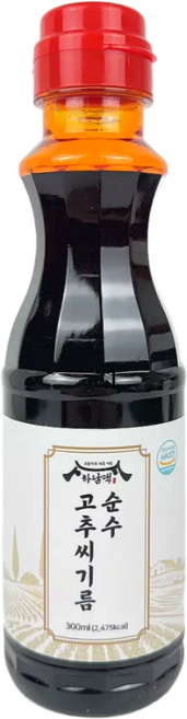 하남댁 100% 순수 고추씨기름, 1개, 300ml