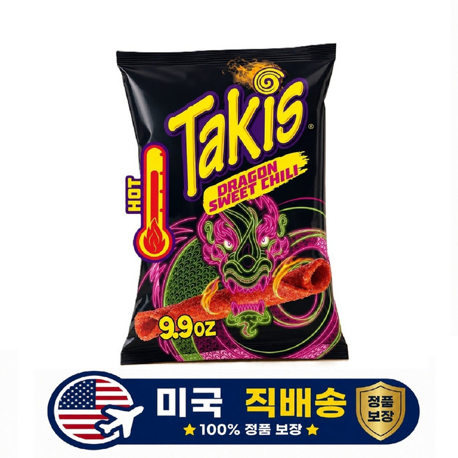 타키스 또띠아 나쵸칩 드래곤 스위트 칠리, 1개, 280.7g