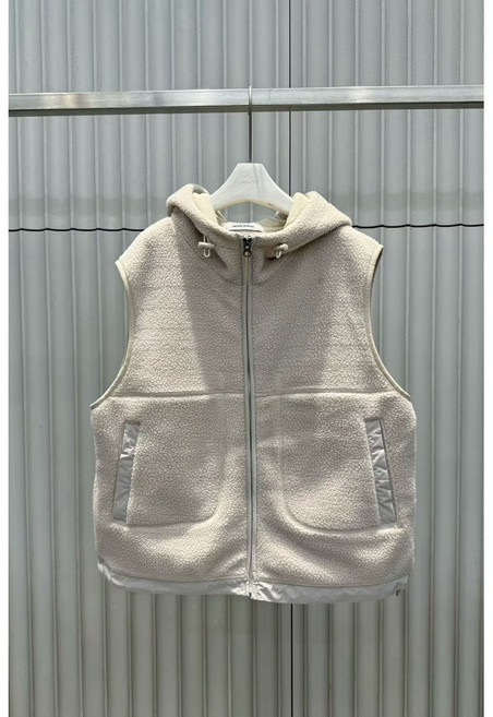 韓國 秋冬 毛毛背心