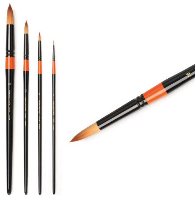 화홍 수채화 둥근 붓 700R 14호, 1개