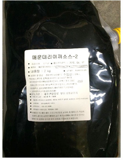 (무)(냉장)매운데리야끼소스Ⅱ(소스텍 2kg)X5개, 5개, 2kg